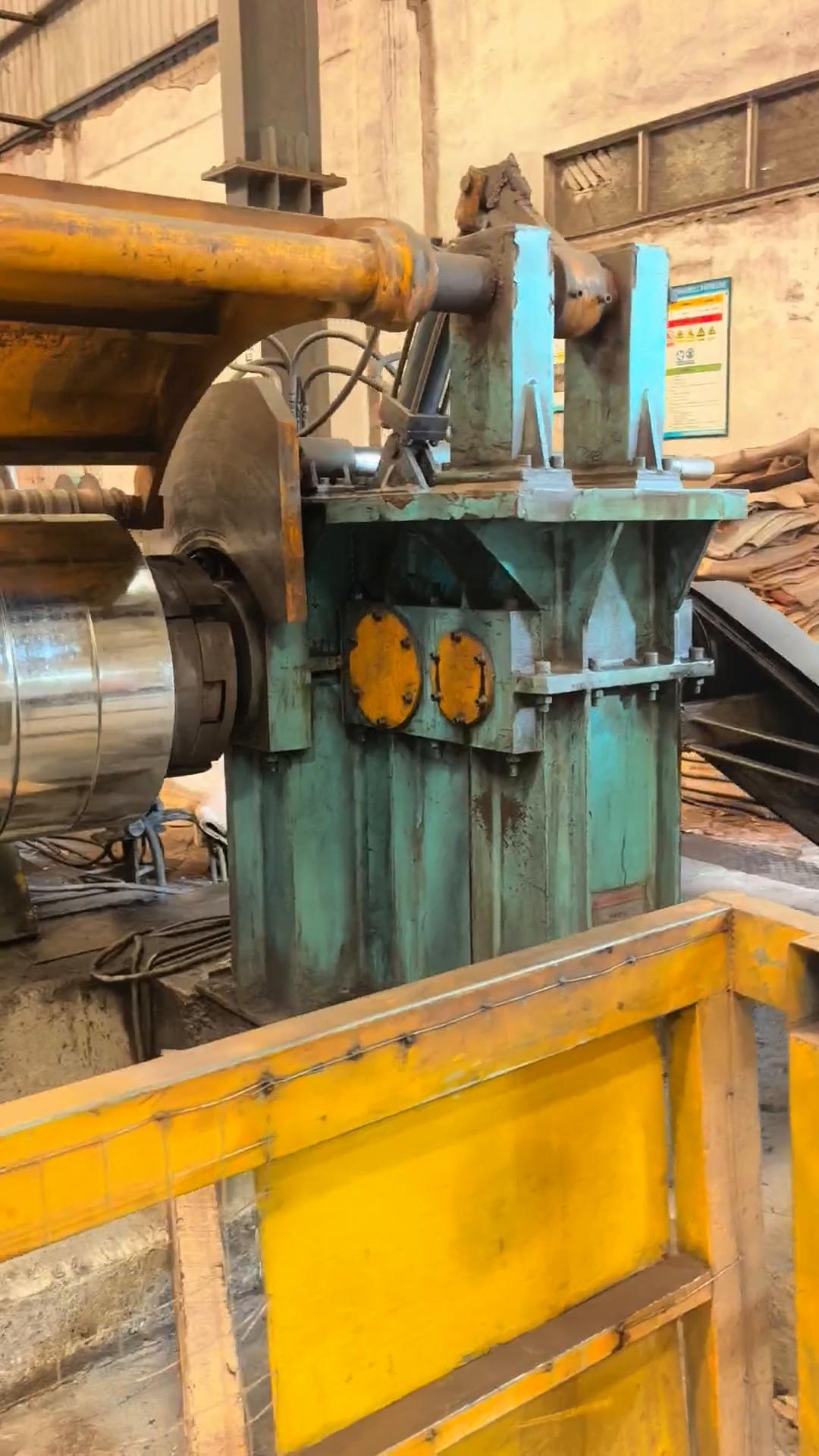 Used 650mm Full Hydraulic Slitting Line, 0.3-4.0mm used slitting line video preview